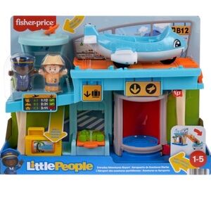 Fisher-Price Little People Airport Playset w/ Airplane Aircraft Toy NEW IN BOX